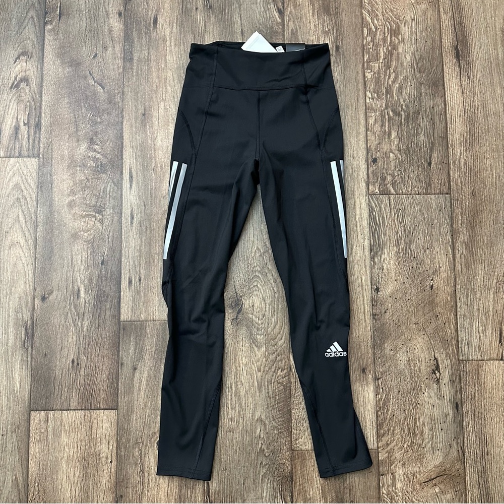 Adidas Running Carrera Aeroready Tight OTR 7/8 Leggings Women’s Size XS Black